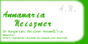 annamaria meiszner business card